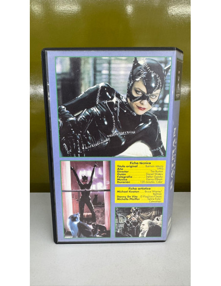 9-9-68603-2-TV y vídeo Video VHS Batman vuelve