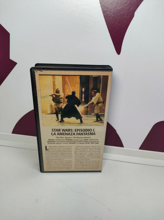 9-9-71389-2-Reproductor Video VHS Star Wars Episodio 1 La Amanenaza Fantasma 