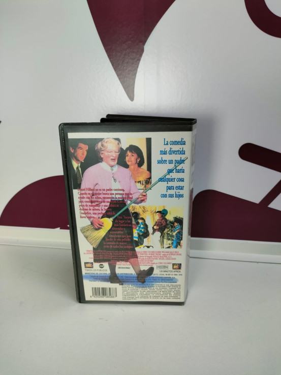 9-9-71391-3-Reproductor Video VHS Señora Doutfire