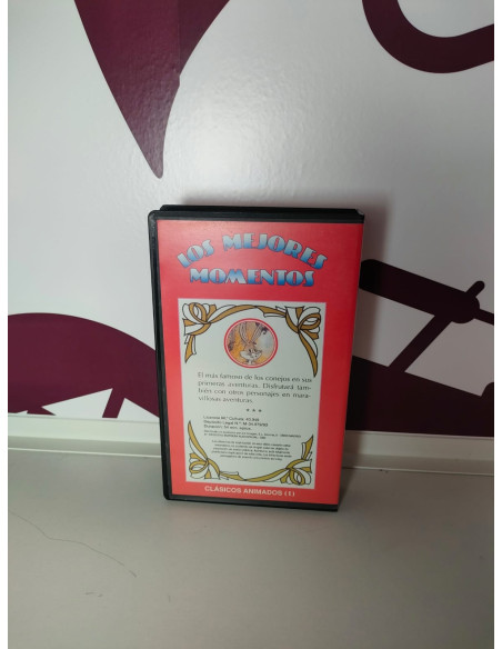 9-9-71394-3-Reproductor Video VHS Los Mejores Momentos De Sus Personajes Preferidos 