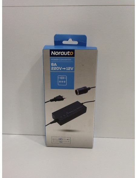 9-6-151704-1-Transformador Norauto POWER CONVERTER 8A 220V 12V