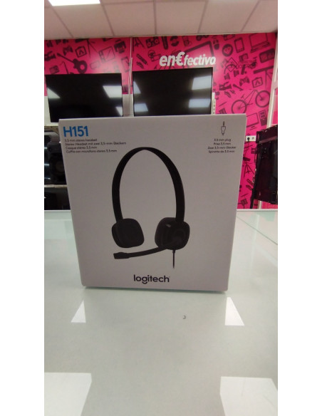 9-6-161461-1-Auriculares Diadema Logitech H151 SIN USO
