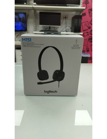 9-6-161463-1-Auriculares Diadema Logitech H151 SIN USO