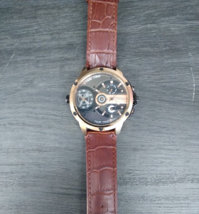 9-9-44887-1-Reloj Pulsera Premium Caballero Police 15049J Marron