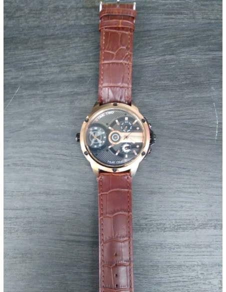 9-9-44887-1-Reloj Pulsera Premium Caballero Police 15049J Marron