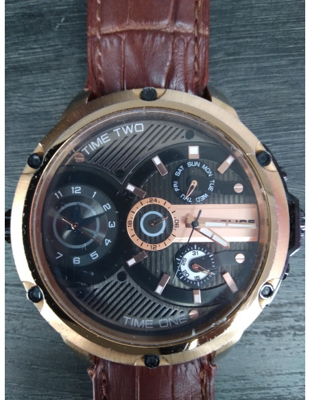 9-9-44887-2-Reloj Pulsera Premium Caballero Police 15049J Marron