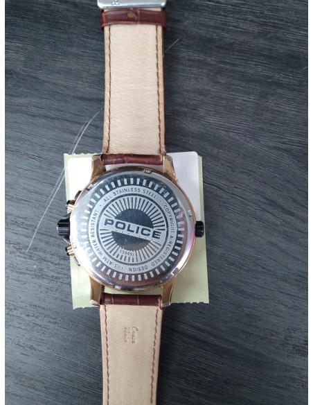 9-9-44887-3-Reloj Pulsera Premium Caballero Police 15049J Marron