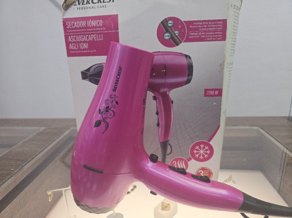 1-1-255257-2-Secador Pelo SilverCrest Fucsia