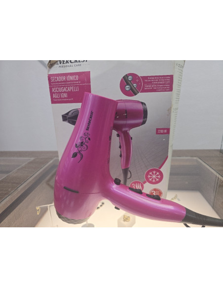 1-1-255257-2-Secador Pelo SilverCrest Fucsia