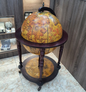 1-1-251512-1-Decoración Mueble Bar Globo Terráqueo Vintage