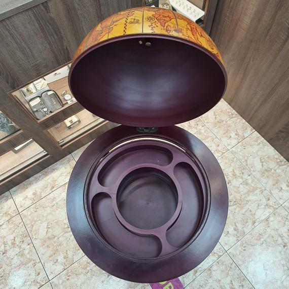 1-1-251512-4-Decoración Mueble Bar Globo Terráqueo Vintage