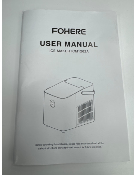 1-1-260343-4-Cocina FOHERE Maquina De Hielo Para Encimera 