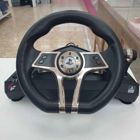 1-1-260263-1-Accesorio PS4 Ps3 Volante Hurricane Flashfire WH-3103 V 