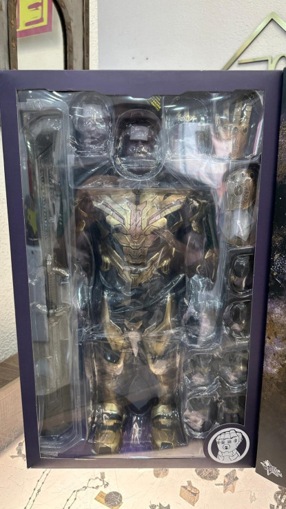 1-1-244393-3-Objetos Insólitos Hottoys-figuras De Acción Modelo Original De Thanos Endgame, Mms529, escala1 6 