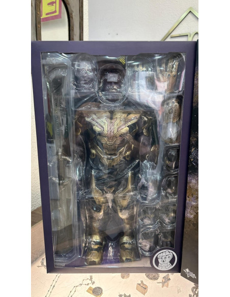 1-1-244393-3-Objetos Insólitos Hottoys-figuras De Acción Modelo Original De Thanos Endgame, Mms529, escala1 6 