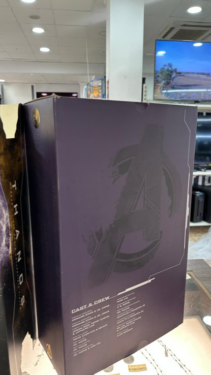 1-1-244393-8-Objetos Insólitos Hottoys-figuras De Acción Modelo Original De Thanos Endgame, Mms529, escala1 6 