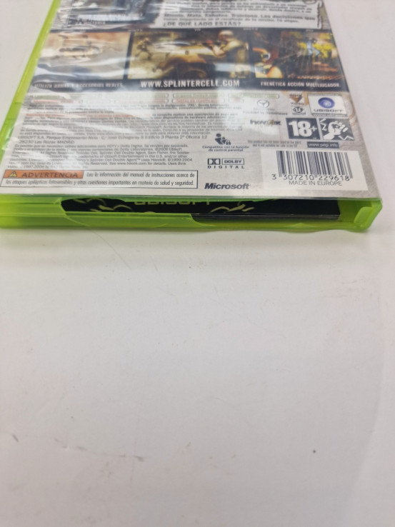 1-1-261149-3-Videojuego Xbox 360 Tom Clancy Splinter Cell Double Agent