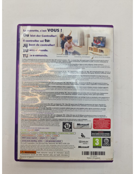 1-1-261155-2-Videojuego Xbox 360 Kinect Adventures