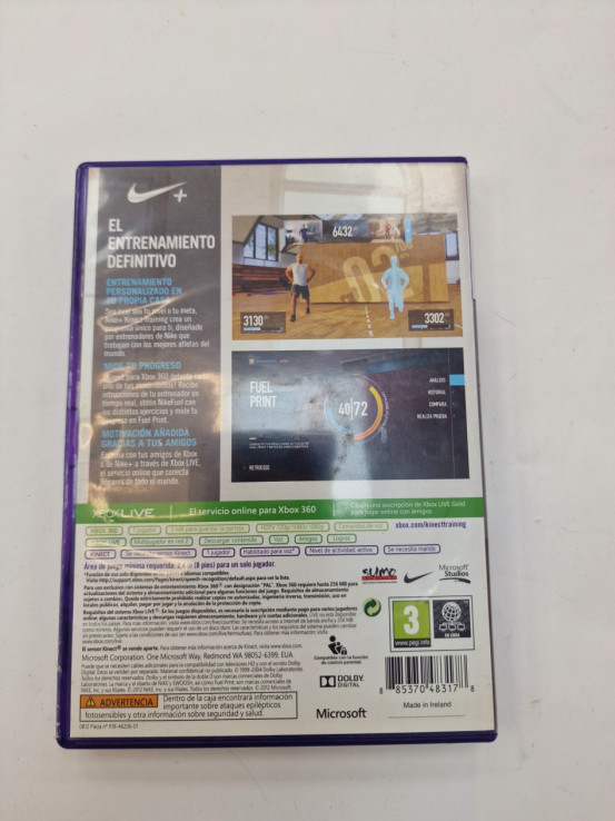 1-1-261156-2-Videojuego Xbox 360 Kinect Training