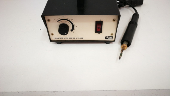 1-1-221397-1-Herramientas Eléctricas PIROGRABADOR Reig 502 De 2 Tomas