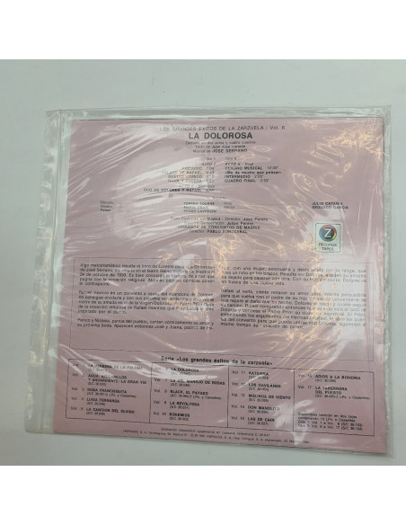 1-1-242430-2-vinilo los grandes exitos de la zarzuela vol 6 