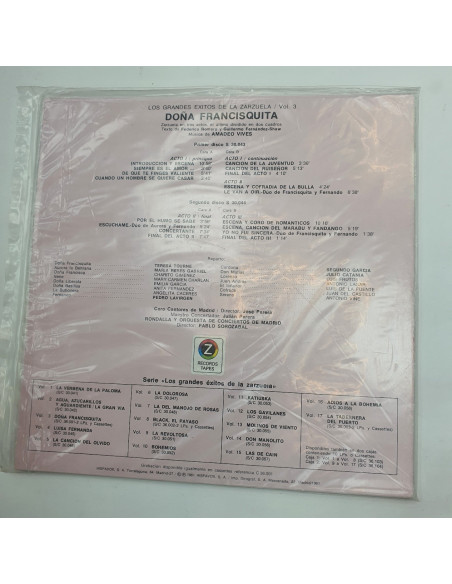 1-1-242422-2-vinilo los grandes exitos de la zarzuela vol 3