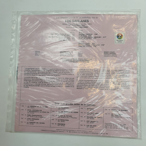 1-1-242483-2-vinilo los grandes exitos de la zarzuela vol 12