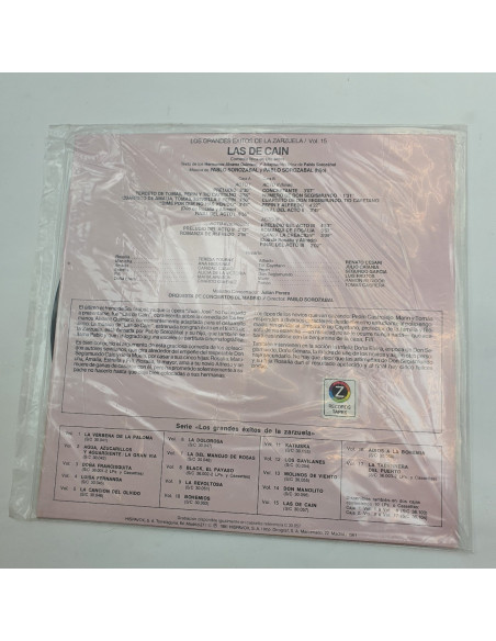 1-1-242484-2-vinilo los grandes exitos de la zarzuela vol 15