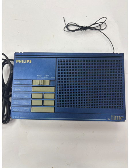 1-1-259699-5-Radio despertador Vintage Philips In Time D3342
