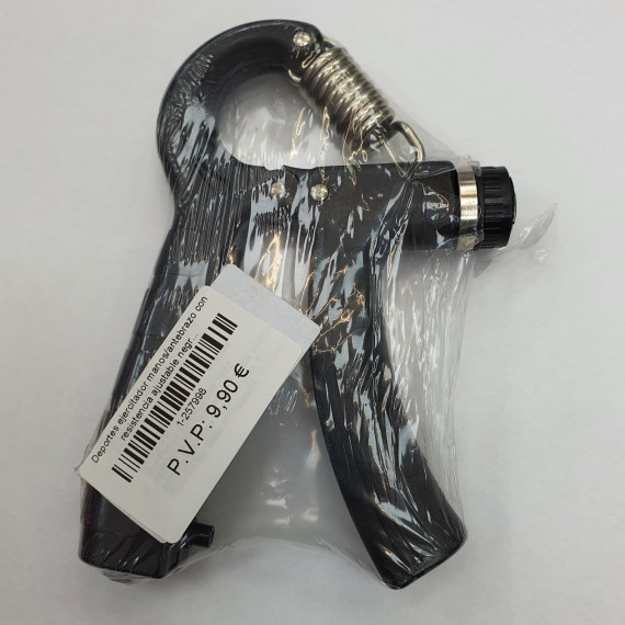 1-1-257998-1-Deportes ejercitador manos antebrazo con resistencia ajustable negro 