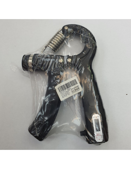 1-1-257998-2-Deportes ejercitador manos antebrazo con resistencia ajustable negro 