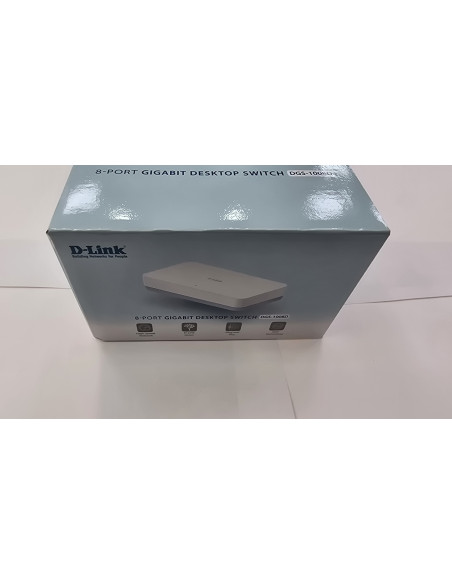 1-1-248868-1-Switch D-link 8 Port Gigabit Desktop DGS-1008 (Nuevo)