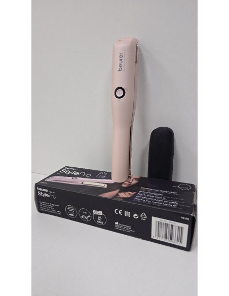 1-1-252036-1-Alisador Pelo Beurer HS 20 Plancha De Pelo A Batería Con Carga USB 