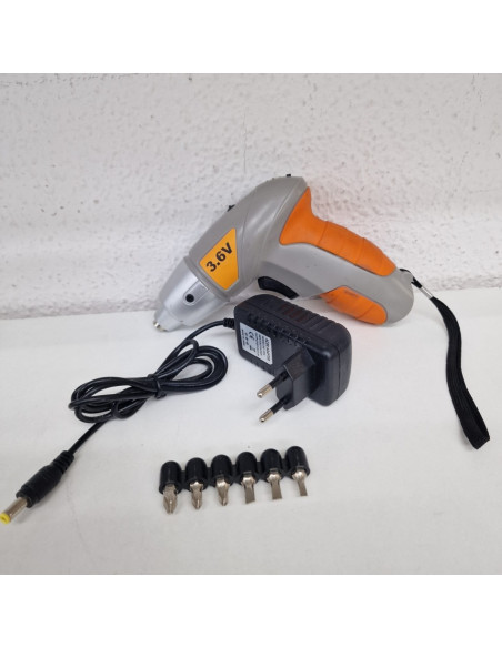 1-1-240237-1-Taladro A Bateria Atornilladora 3,6V Gris