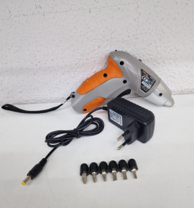 1-1-240237-1-Taladro A Bateria Atornilladora 3,6V Gris 2