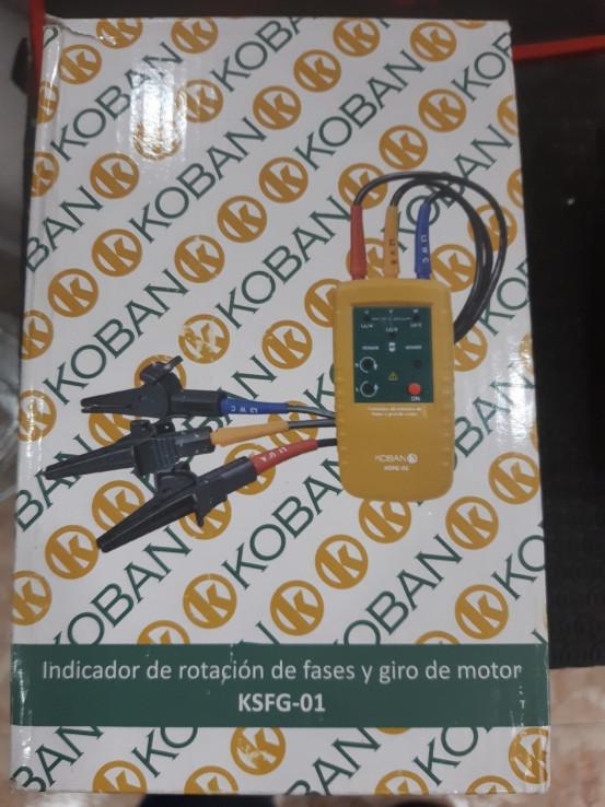 1-1-246864-3-Herramienta Especializada Indicador digital de secuencia de fase y giro Koban KSFG-01 0767533 