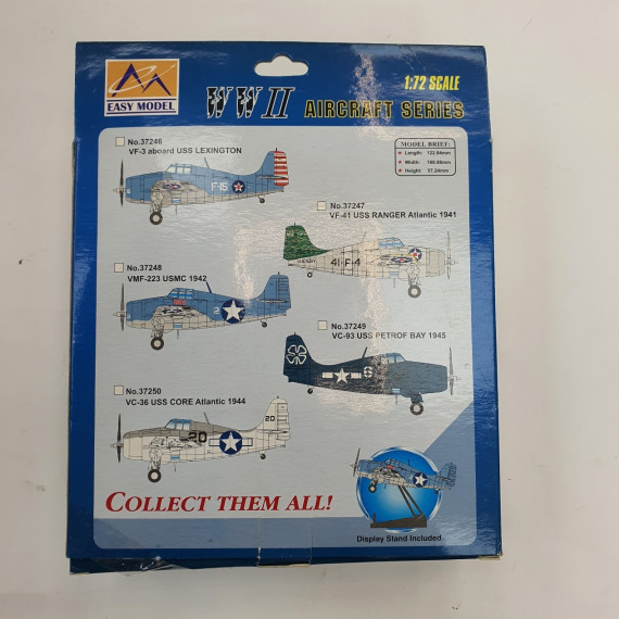 1-1-251657-2-Bebé y juguetes F4F wildcat platinum collectible easy model