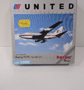 1-1-251619-1-Bebé y juguetes Herpa Wings united boeing 747sp friendship one
