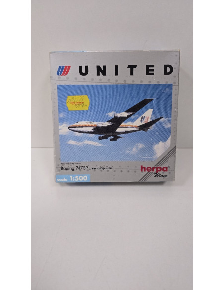 1-1-251619-1-Bebé y juguetes Herpa Wings united boeing 747sp friendship one