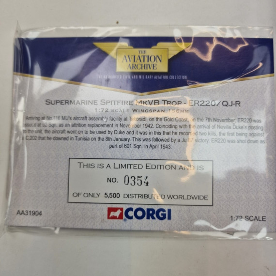 1-1-251658-3-Bebé y juguetes Corgi aa31904 SPITFIRE MKVB lIBYA 