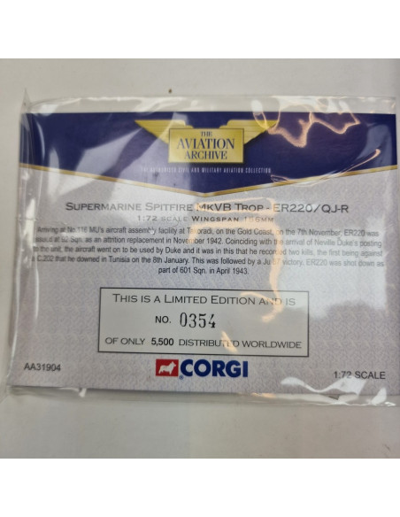 1-1-251658-3-Bebé y juguetes Corgi aa31904 SPITFIRE MKVB lIBYA 