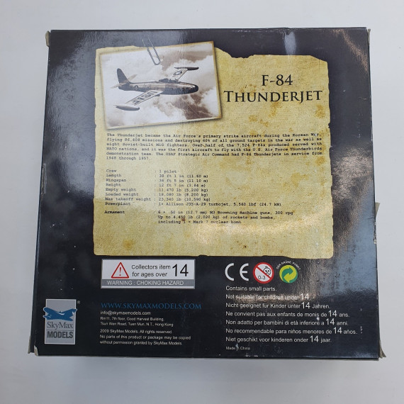 1-1-251643-3-Bebé y juguetes Sky max F-84E thunderjet 1 72 azul