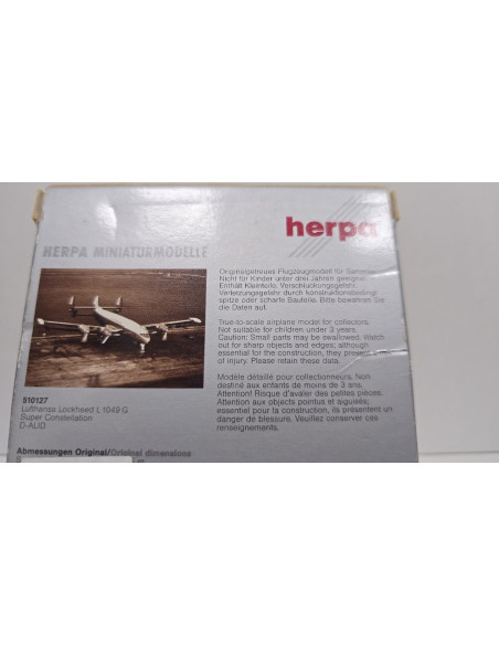 1-1-251629-2-Bebé y juguetes maqueta lufthansa lockheed l1049 g super constellaction d-alid 1:500