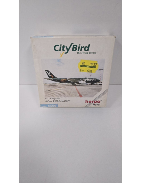1-1-251626-1-Bebé y juguetes maqueta Citybird Herpawings Airbus A300C4-605R F 1:500