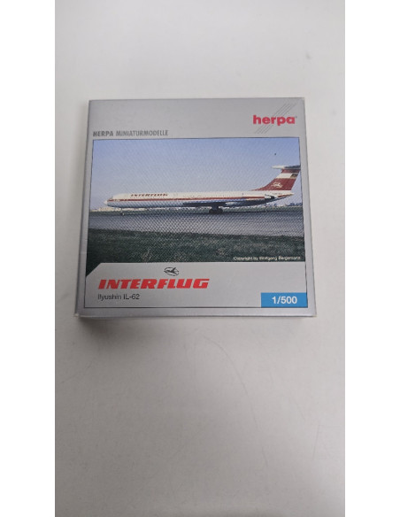 1-1-251625-3-Bebé y juguetes maqueta Herpa Miniaturmodelle llyushin IL-62 1:500