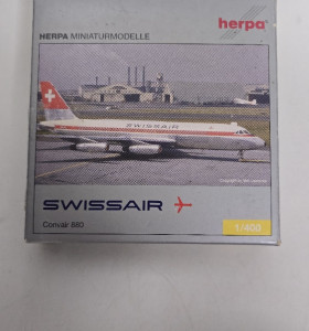 1-1-251624-1-Bebé y juguetes maqueta Herpa Swissair convair 880 1 400