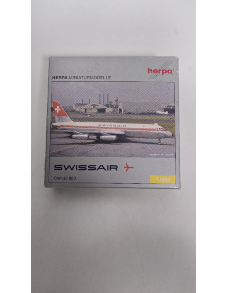 1-1-251624-1-Bebé y juguetes maqueta Herpa Swissair convair 880 1 400