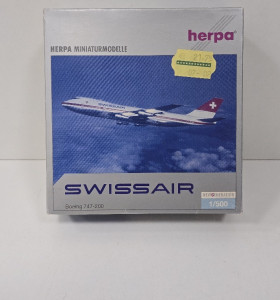 1-1-251622-1-Bebé y juguetes maqueta Herpa Wings Swissair B747-200 1 500