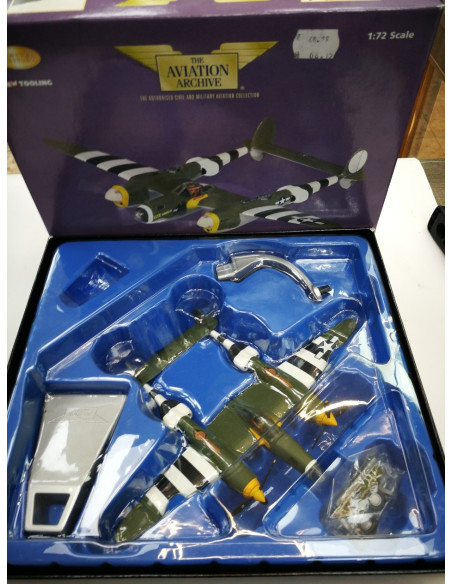 1-1-251660-1-Bebé y juguetes Corgi Aviation AA36602 Lockheed P-38J Lightning USAAF 20th FG, 77th FS, Eze Does 