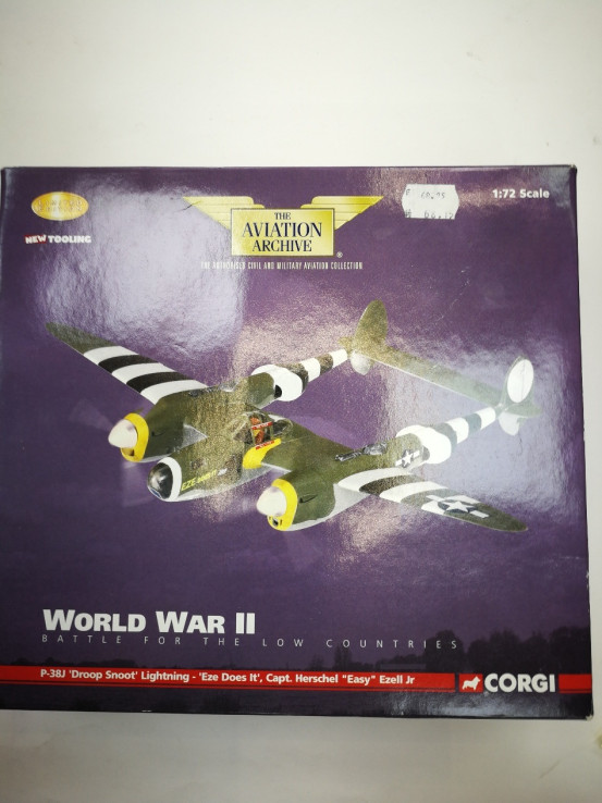 1-1-251660-4-Bebé y juguetes Corgi Aviation AA36602 Lockheed P-38J Lightning USAAF 20th FG, 77th FS, Eze Does 